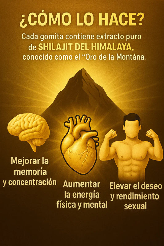 🔥 Gomitas de Shilajit – Vitalidad Masculina & Femenina