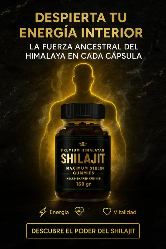 🔥 Gomitas de Shilajit – Vitalidad Masculina & Femenina